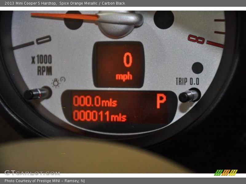 Spice Orange Metallic / Carbon Black 2013 Mini Cooper S Hardtop