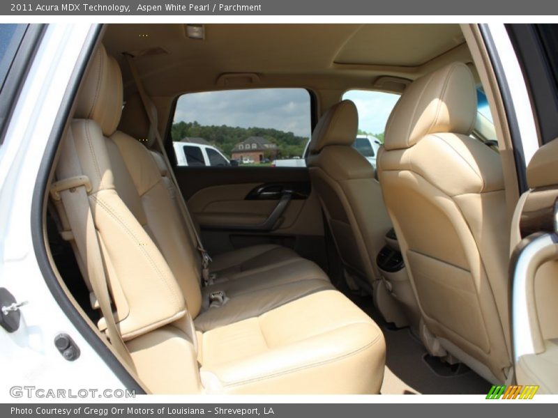 Aspen White Pearl / Parchment 2011 Acura MDX Technology