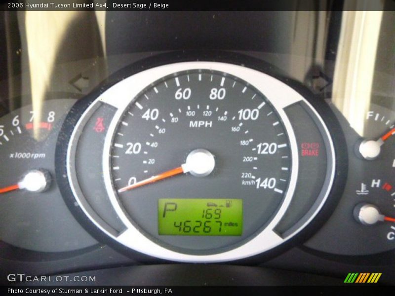 Desert Sage / Beige 2006 Hyundai Tucson Limited 4x4