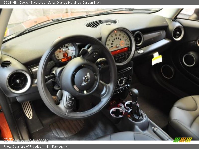 Spice Orange Metallic / Carbon Black 2013 Mini Cooper S Hardtop
