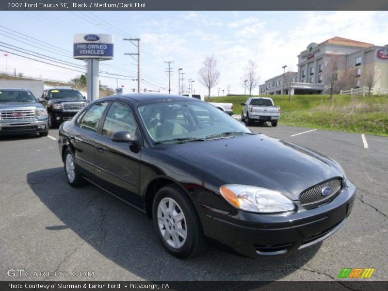 Black / Medium/Dark Flint 2007 Ford Taurus SE