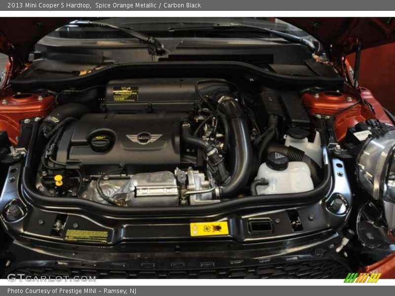 Spice Orange Metallic / Carbon Black 2013 Mini Cooper S Hardtop