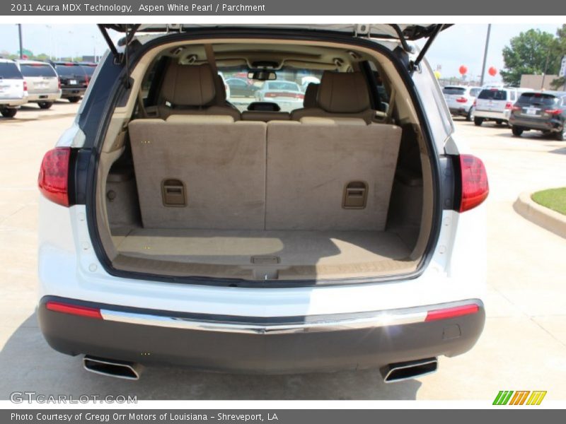 Aspen White Pearl / Parchment 2011 Acura MDX Technology