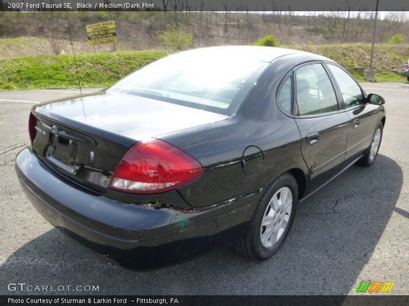 Black / Medium/Dark Flint 2007 Ford Taurus SE