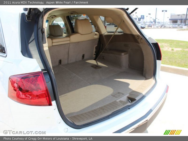 Aspen White Pearl / Parchment 2011 Acura MDX Technology