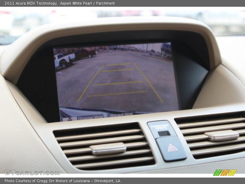 Aspen White Pearl / Parchment 2011 Acura MDX Technology
