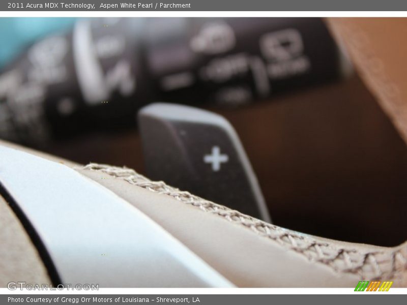 Aspen White Pearl / Parchment 2011 Acura MDX Technology