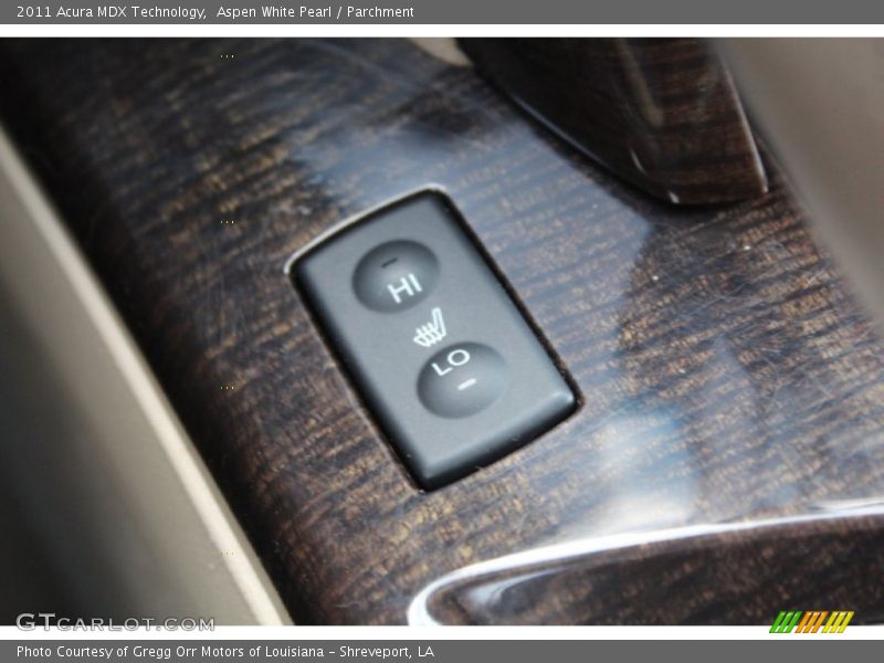 Aspen White Pearl / Parchment 2011 Acura MDX Technology