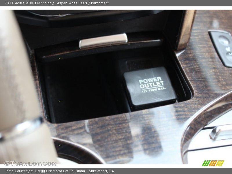 Aspen White Pearl / Parchment 2011 Acura MDX Technology