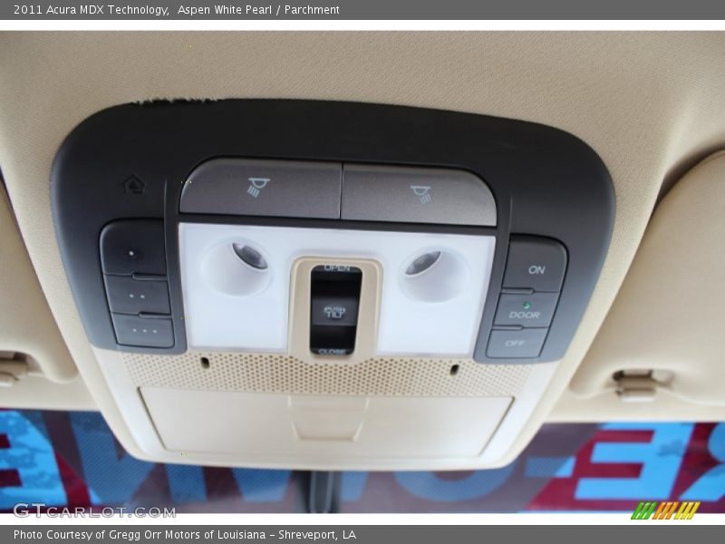 Aspen White Pearl / Parchment 2011 Acura MDX Technology