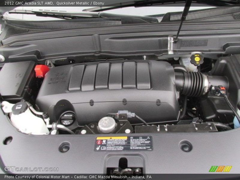 Quicksilver Metallic / Ebony 2012 GMC Acadia SLT AWD
