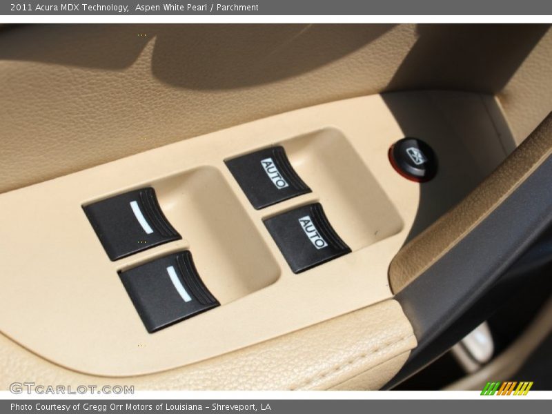 Aspen White Pearl / Parchment 2011 Acura MDX Technology