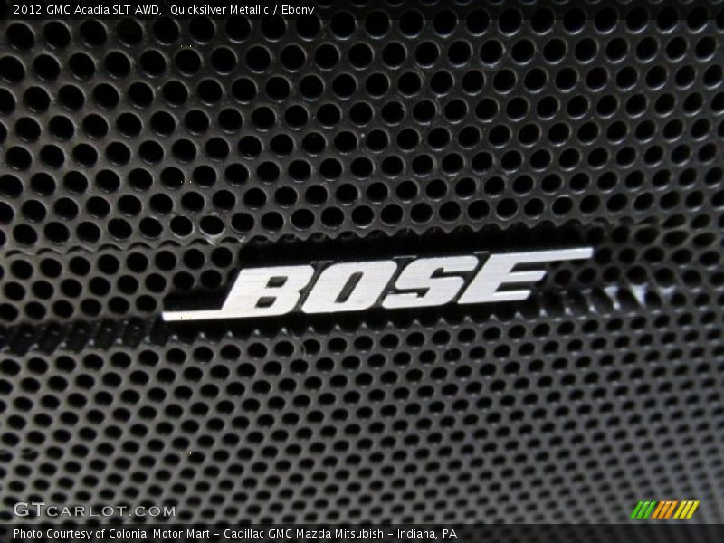 Quicksilver Metallic / Ebony 2012 GMC Acadia SLT AWD