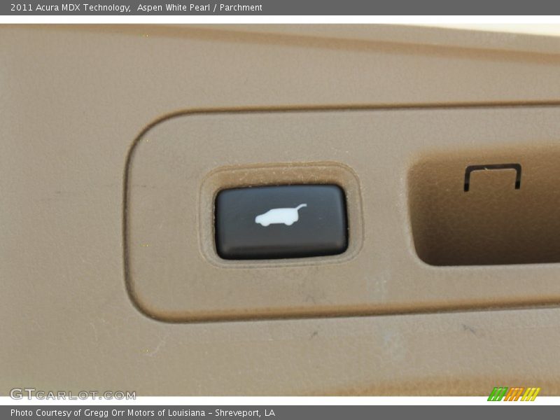 Aspen White Pearl / Parchment 2011 Acura MDX Technology