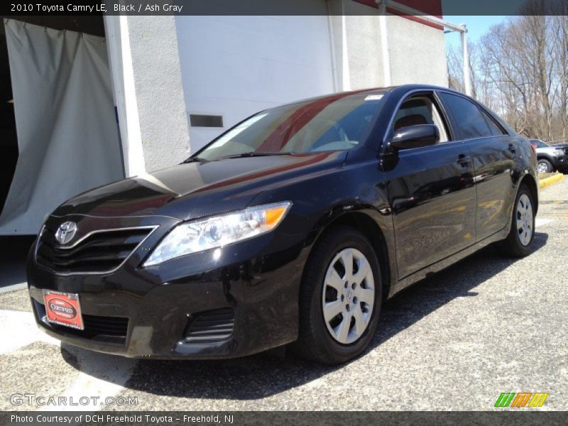 Black / Ash Gray 2010 Toyota Camry LE
