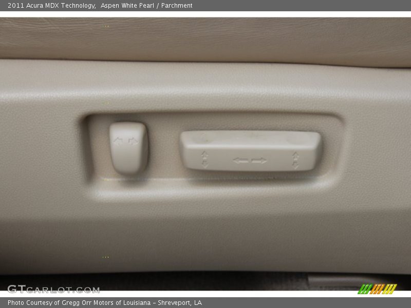 Aspen White Pearl / Parchment 2011 Acura MDX Technology