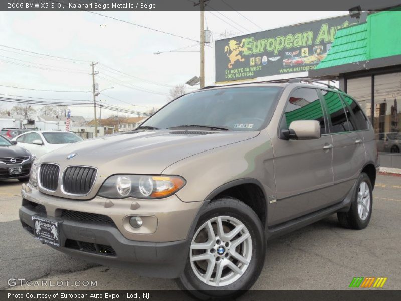 Kalahari Beige Metallic / Beige 2006 BMW X5 3.0i