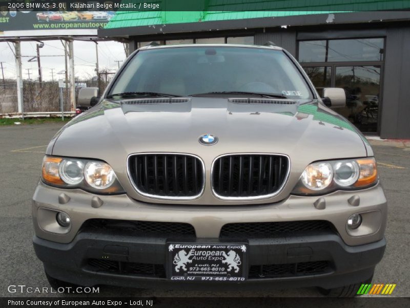 Kalahari Beige Metallic / Beige 2006 BMW X5 3.0i