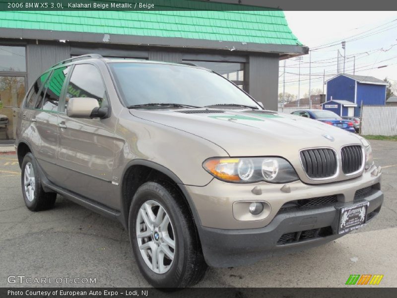 Kalahari Beige Metallic / Beige 2006 BMW X5 3.0i