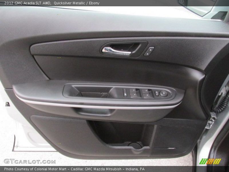 Quicksilver Metallic / Ebony 2012 GMC Acadia SLT AWD