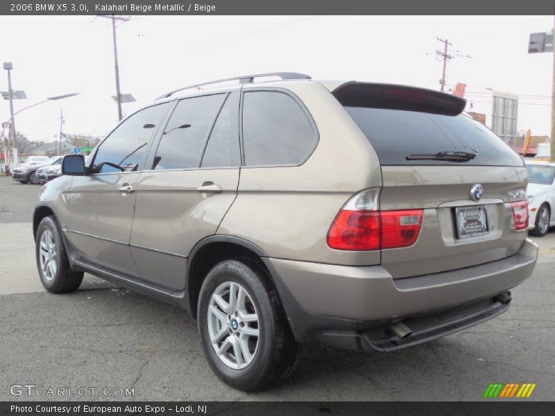 Kalahari Beige Metallic / Beige 2006 BMW X5 3.0i