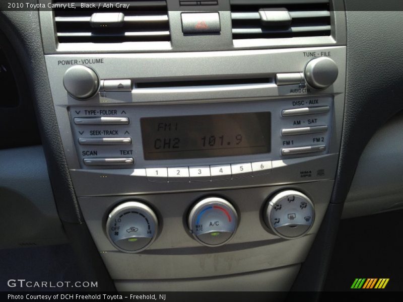 Black / Ash Gray 2010 Toyota Camry LE