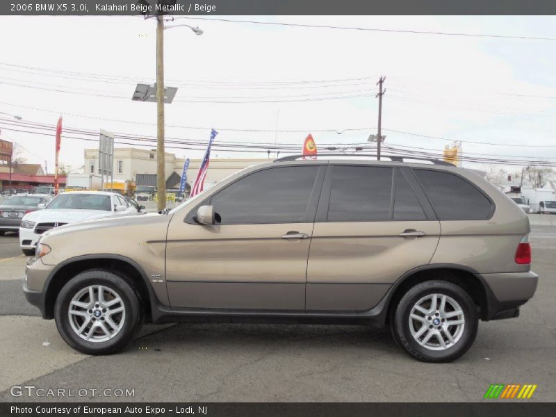 Kalahari Beige Metallic / Beige 2006 BMW X5 3.0i