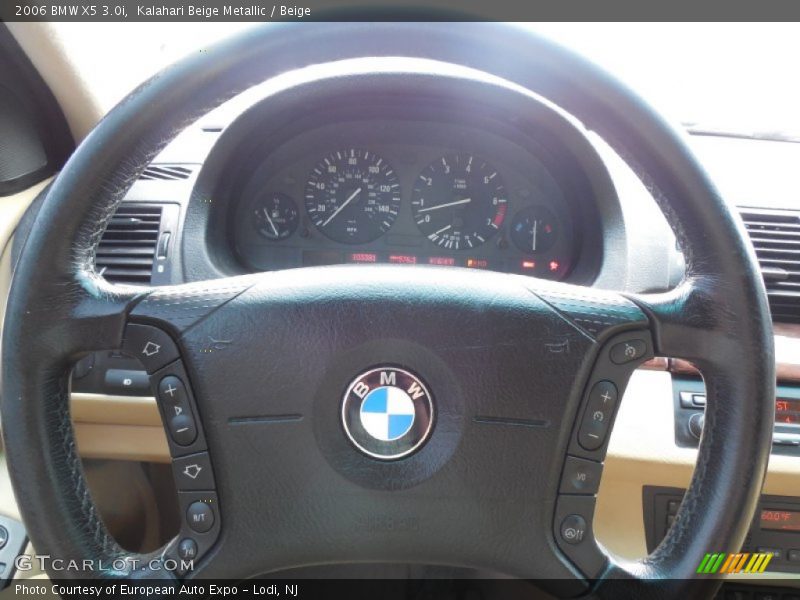 Kalahari Beige Metallic / Beige 2006 BMW X5 3.0i