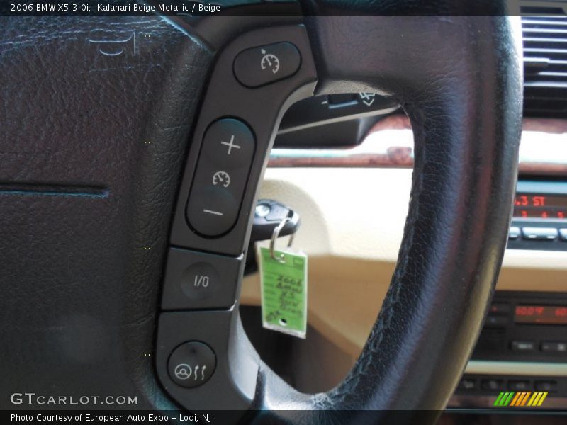 Kalahari Beige Metallic / Beige 2006 BMW X5 3.0i