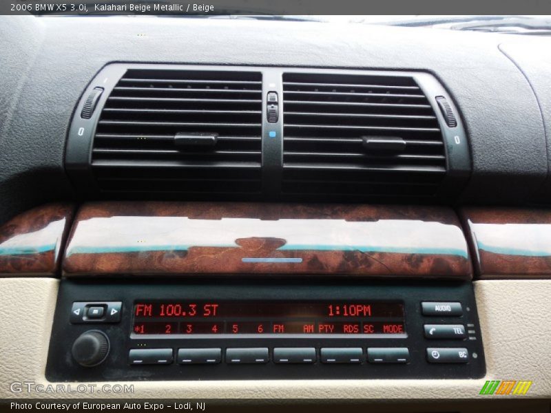 Kalahari Beige Metallic / Beige 2006 BMW X5 3.0i