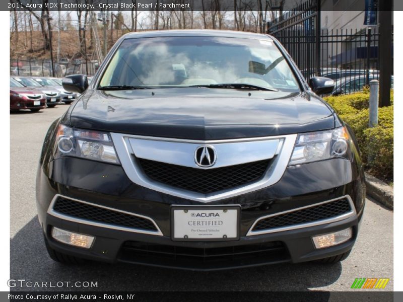 Crystal Black Pearl / Parchment 2011 Acura MDX Technology