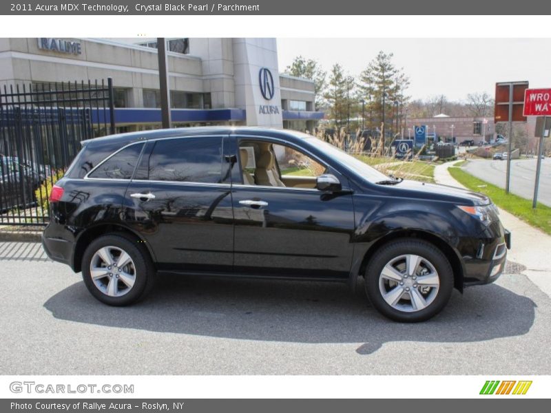 Crystal Black Pearl / Parchment 2011 Acura MDX Technology
