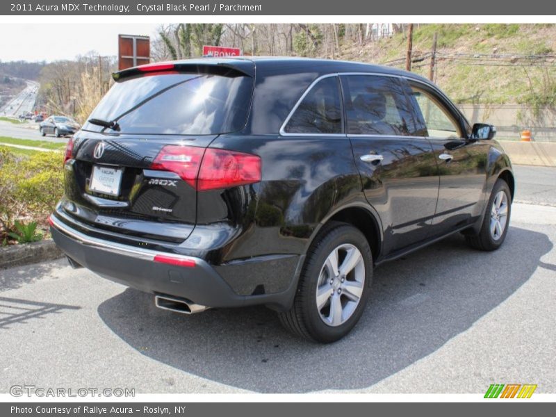 Crystal Black Pearl / Parchment 2011 Acura MDX Technology