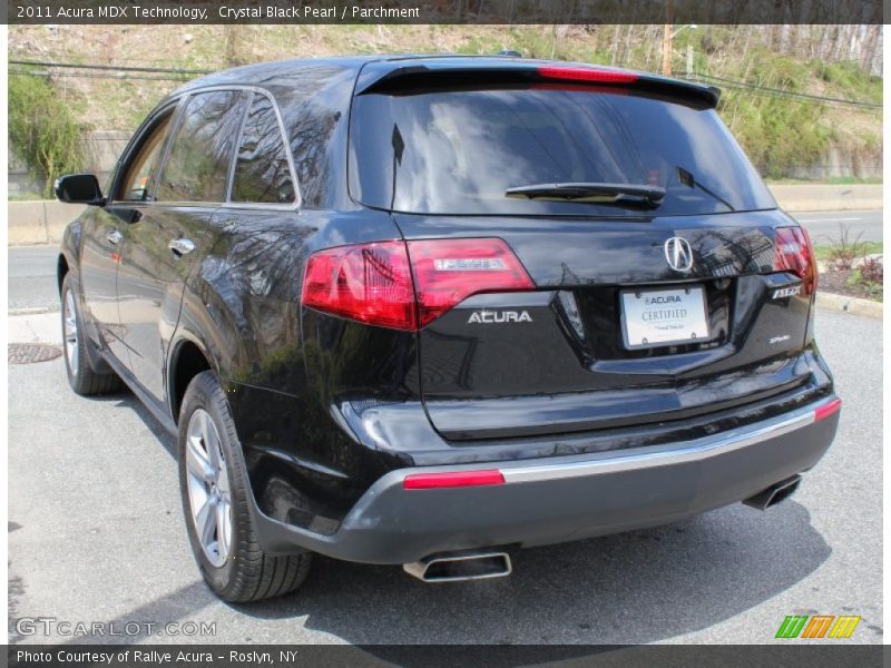 Crystal Black Pearl / Parchment 2011 Acura MDX Technology