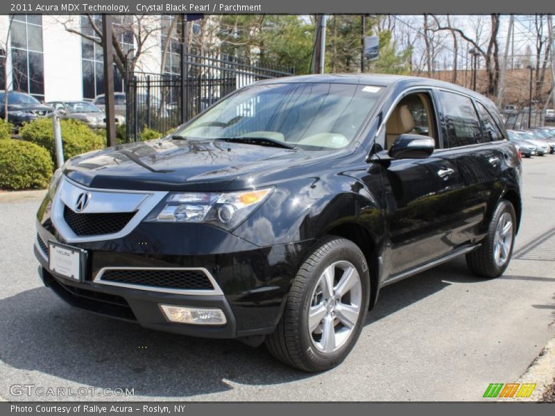 Crystal Black Pearl / Parchment 2011 Acura MDX Technology