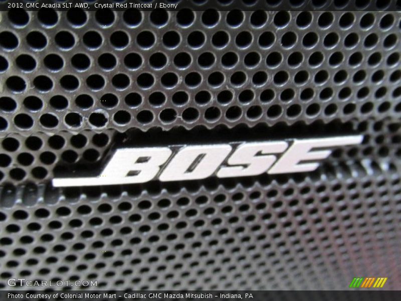 Crystal Red Tintcoat / Ebony 2012 GMC Acadia SLT AWD