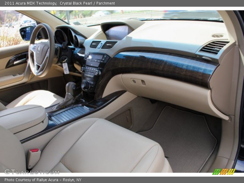 Crystal Black Pearl / Parchment 2011 Acura MDX Technology
