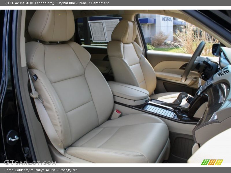 Crystal Black Pearl / Parchment 2011 Acura MDX Technology