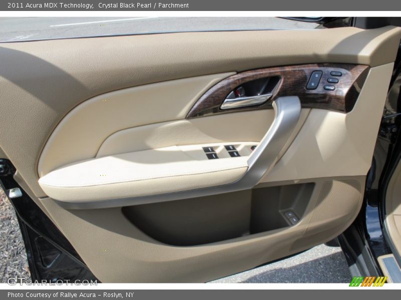 Crystal Black Pearl / Parchment 2011 Acura MDX Technology