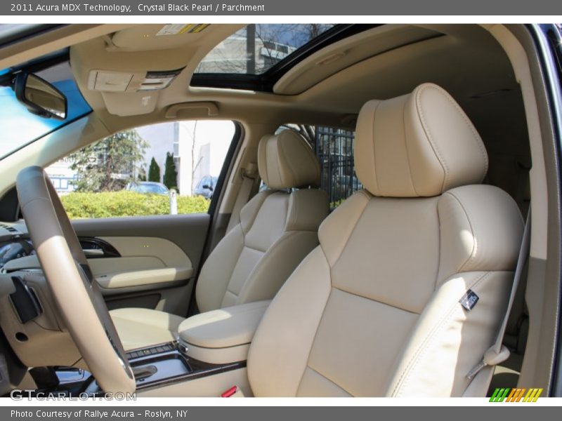 Crystal Black Pearl / Parchment 2011 Acura MDX Technology