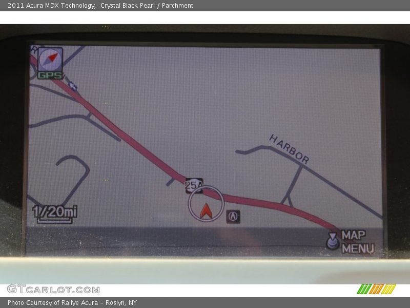 Crystal Black Pearl / Parchment 2011 Acura MDX Technology