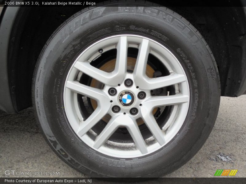 Kalahari Beige Metallic / Beige 2006 BMW X5 3.0i