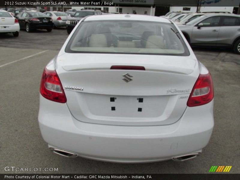 White Water Pearl / Beige 2012 Suzuki Kizashi Sport SLS AWD
