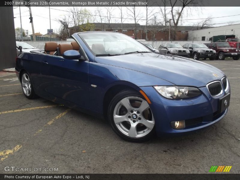 Front 3/4 View of 2007 3 Series 328i Convertible