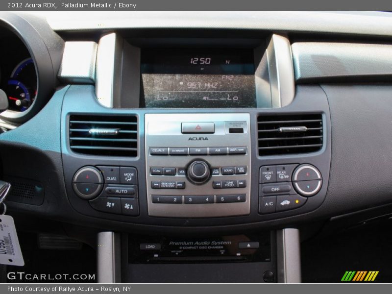 Palladium Metallic / Ebony 2012 Acura RDX