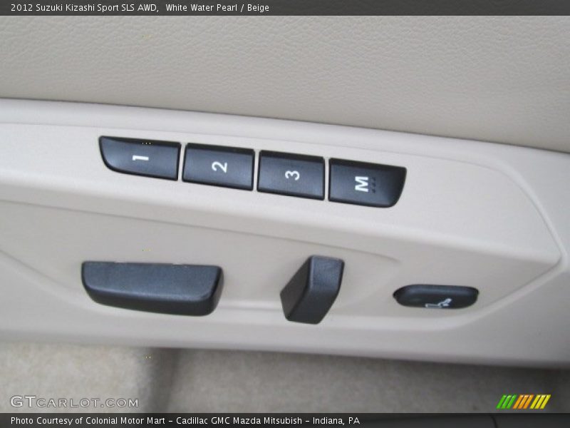 Controls of 2012 Kizashi Sport SLS AWD