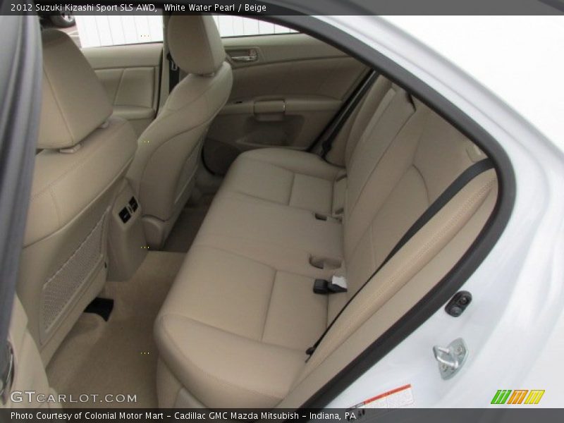 Rear Seat of 2012 Kizashi Sport SLS AWD