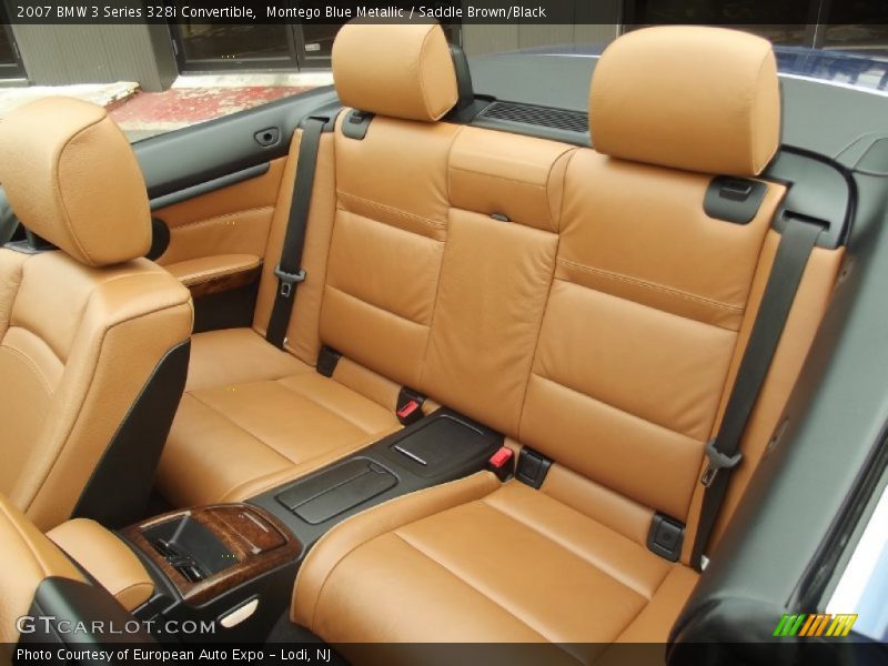 Rear Seat of 2007 3 Series 328i Convertible