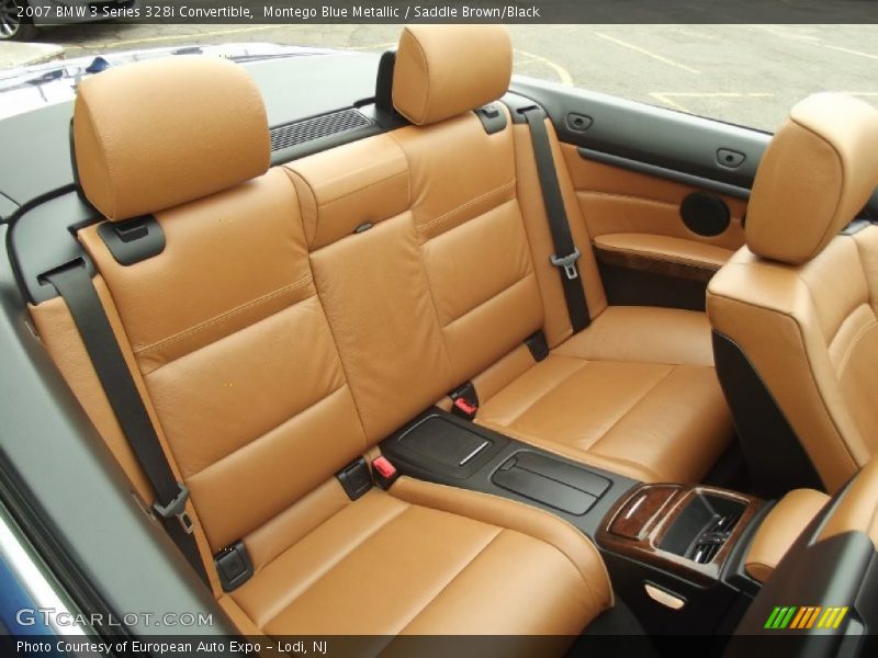 Rear Seat of 2007 3 Series 328i Convertible