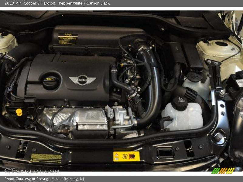 Pepper White / Carbon Black 2013 Mini Cooper S Hardtop